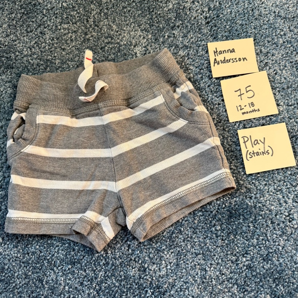 Hanna Andersson Striped Shorts - 75 - play